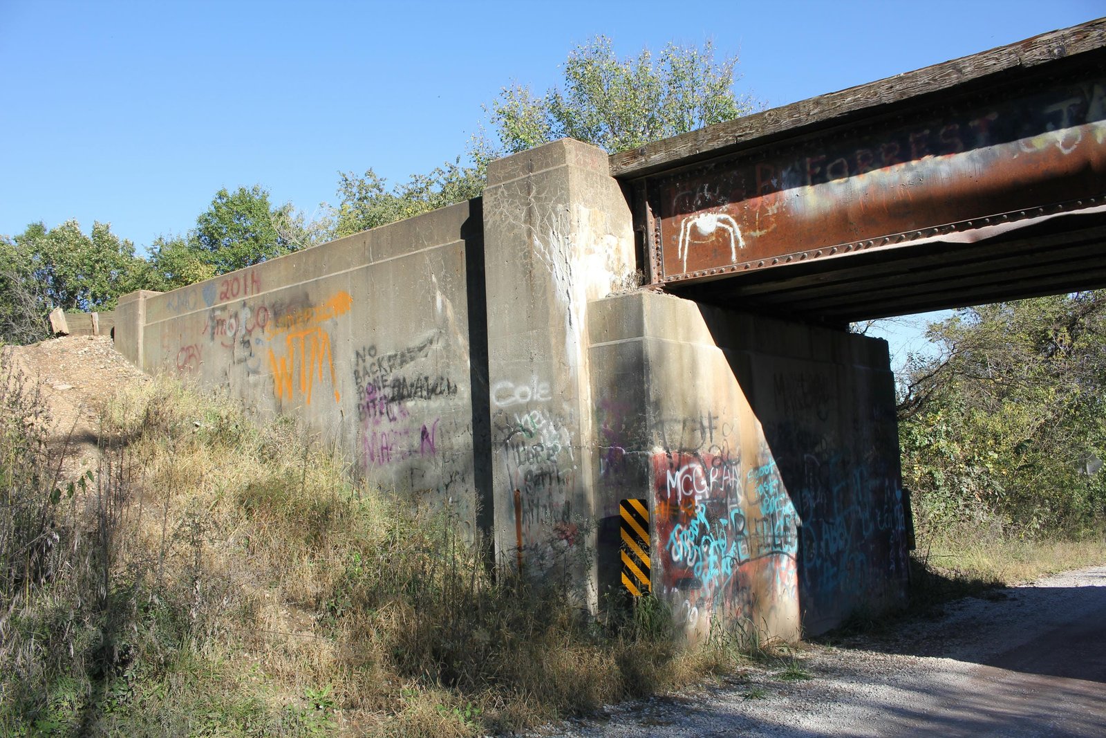 West abutment